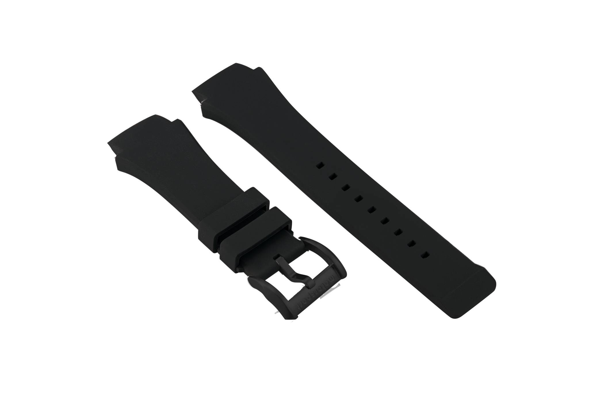 Black Silicone Strap
