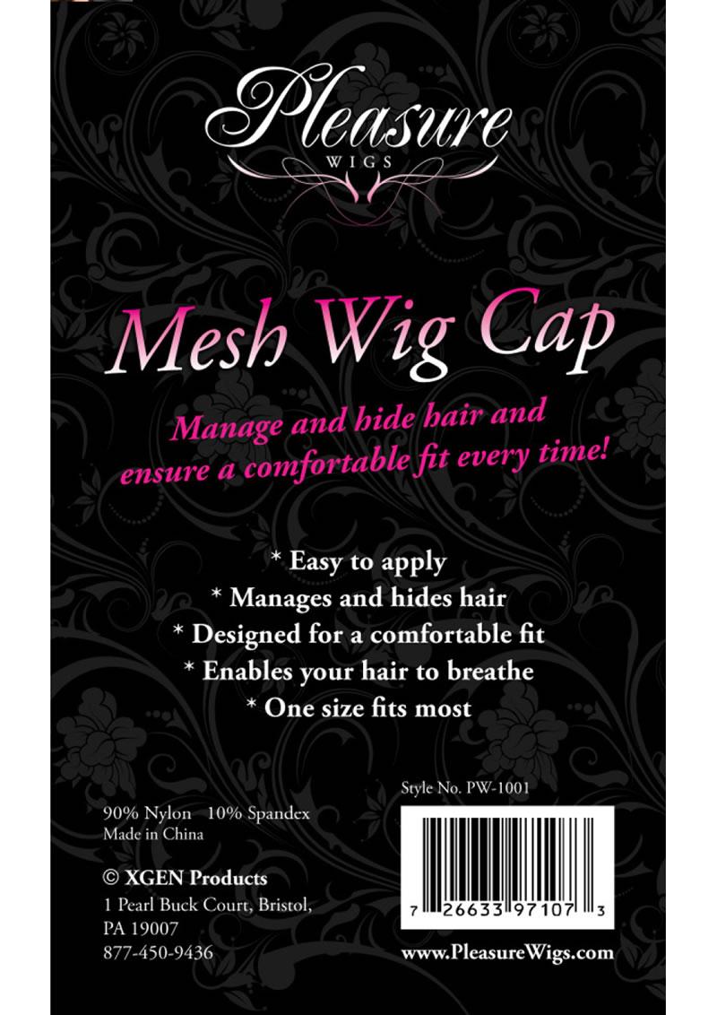 Black Wig Cap