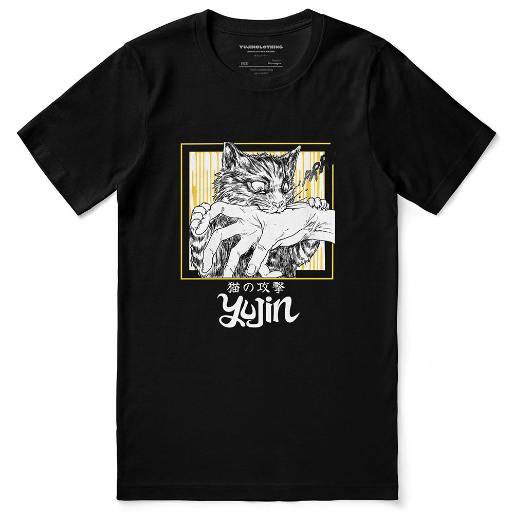 Sudden Bite Cat T-Shirt