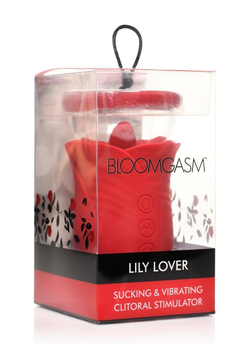 Bloomgasm Lily Lover Sucking and Vibrating Rechargeable Silicone Clitoral Stimulator
