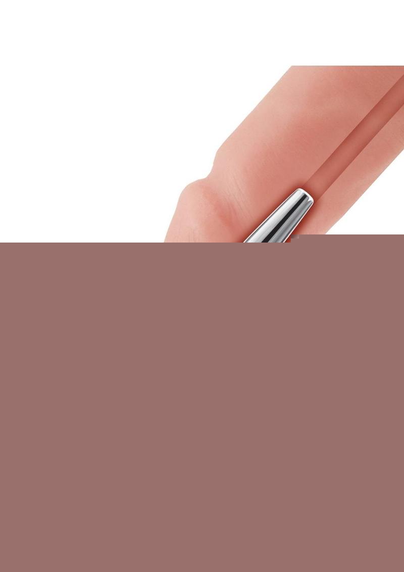 Blue Line Stainless Steel Penis Plug with Ring