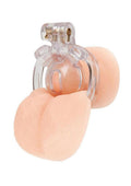 Blueline Acrylic See Thru Mini Cock Micro Chastity Cage