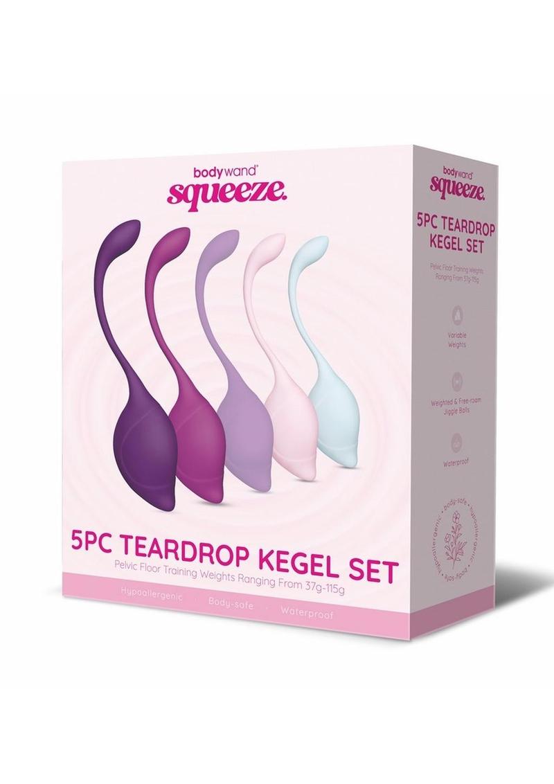 Bodywand Squeeze Teardrop Silicone Kegal Set 37-115g