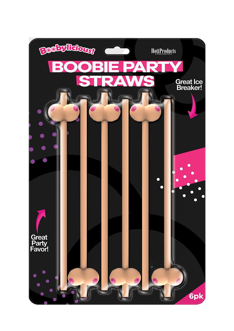 Boobie Party Straws
