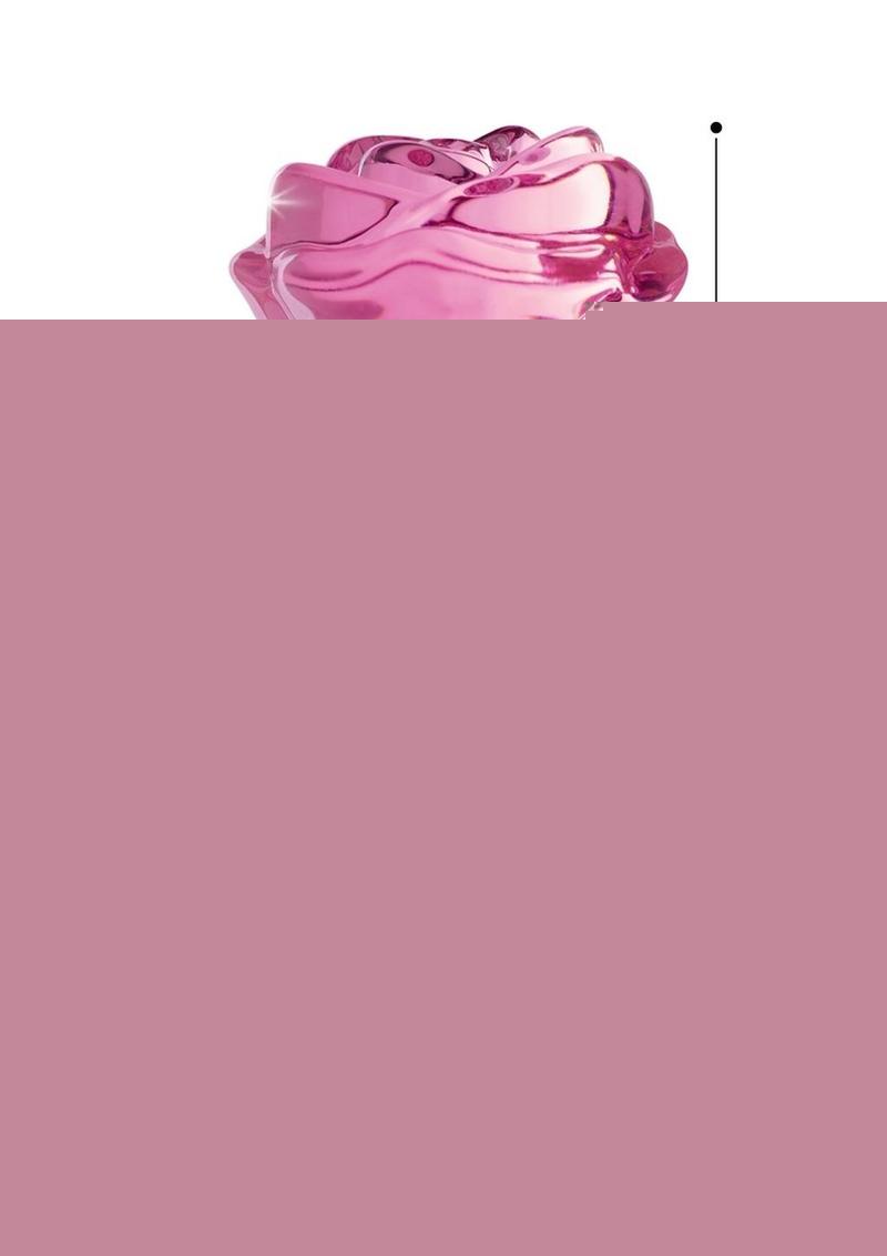 Booty Sparks Pink Rose Glass Anal Plug