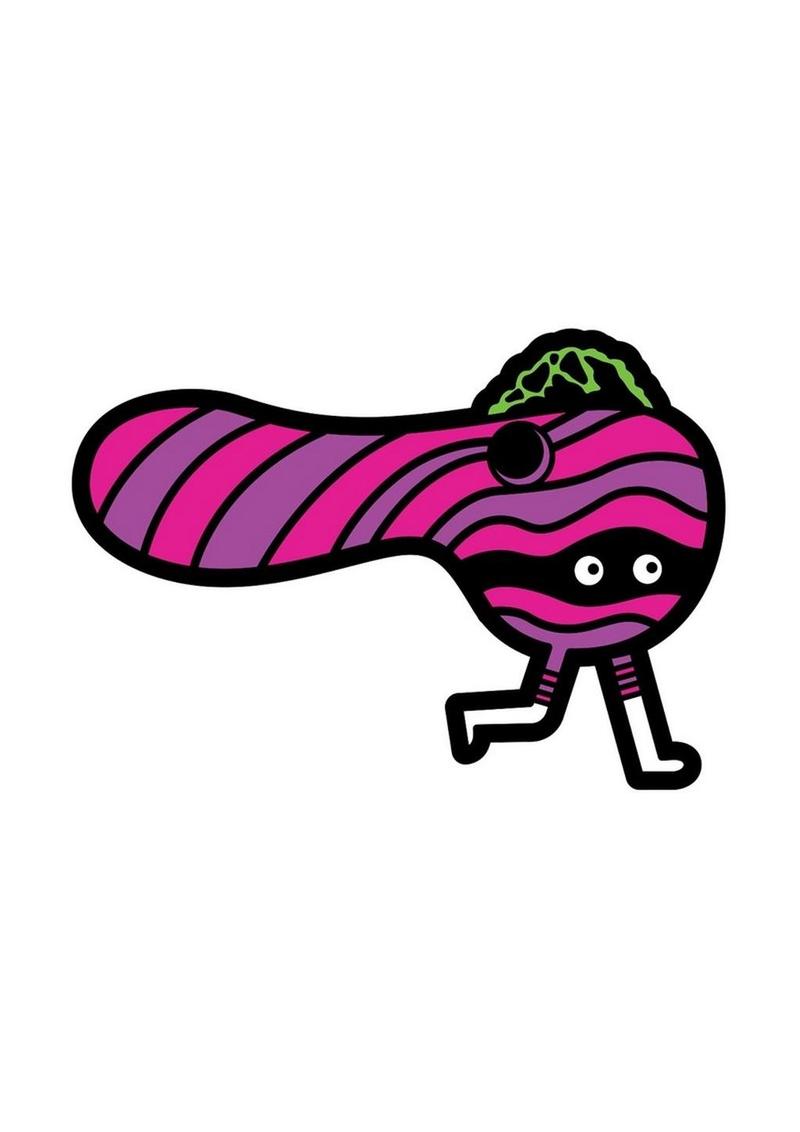 Box Brown: Running Bowl Enamel Pin