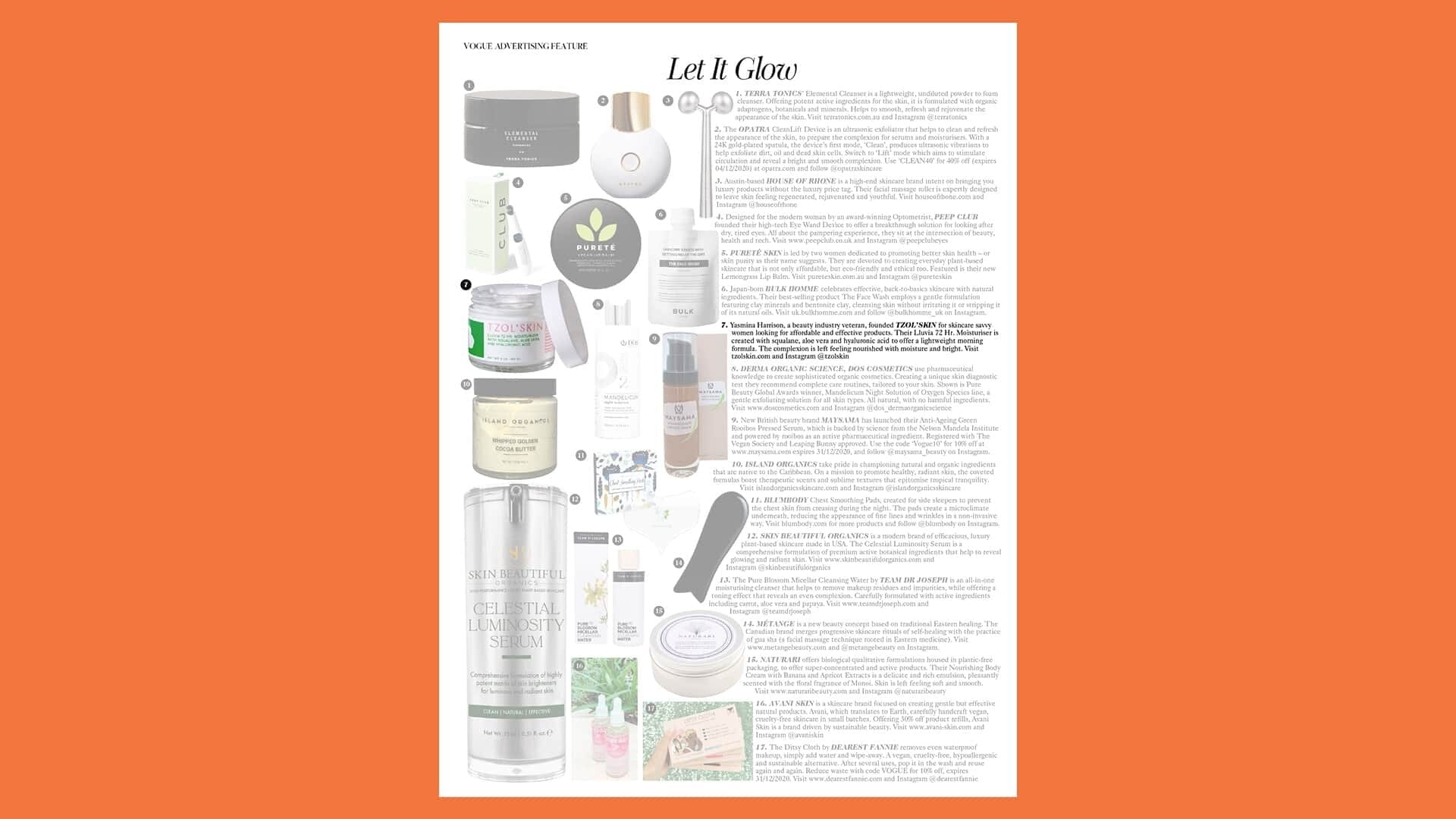 Lluvia 72HR Moisturizer with Squalane, Aloe Vera, and Hyaluronic acid.