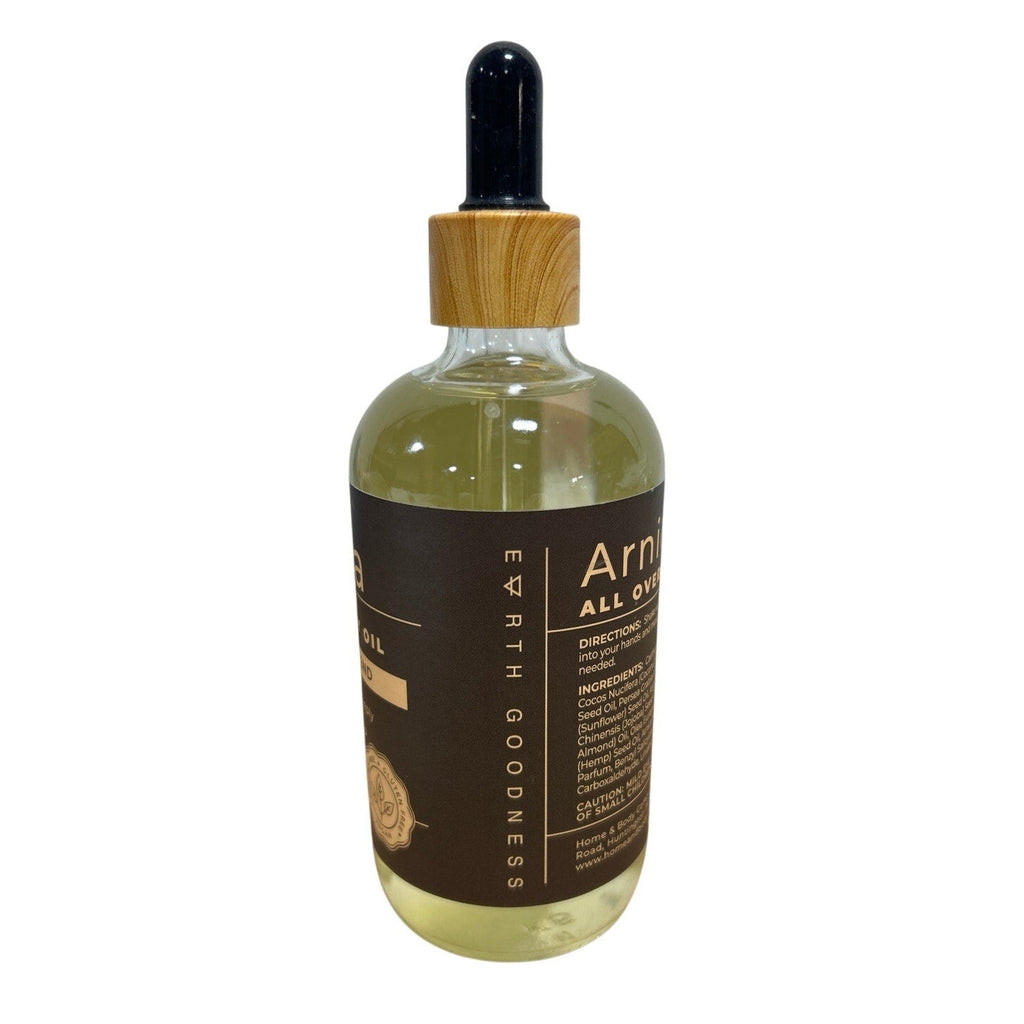 Earth Goodness Arnica Coconut Mint All Over Body Massage Oil - VG Condition