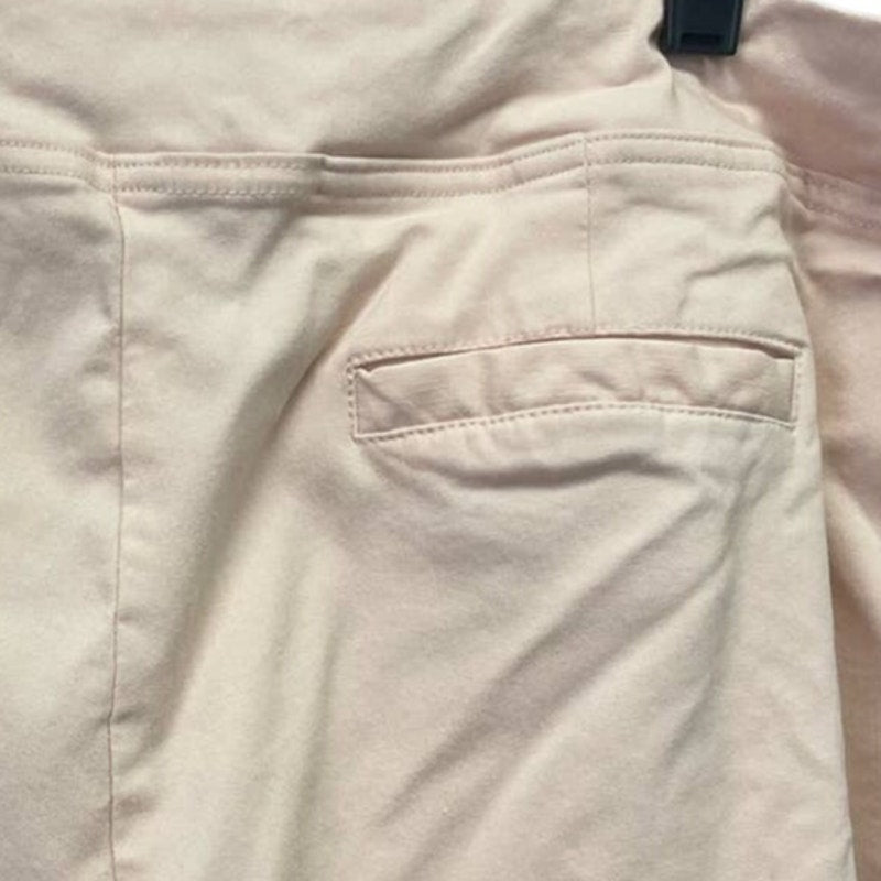 Dalia Size 18W Pale Pink Rayon Blend Elastic Waist Pull On Pants Faux Pockets