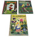 Vintage 1948 1951 1957 Walt Disney Bongo Sleeping Beauty Alice Wonderland Books