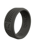 Men's Crosshatch Q2x Silicone Ring
