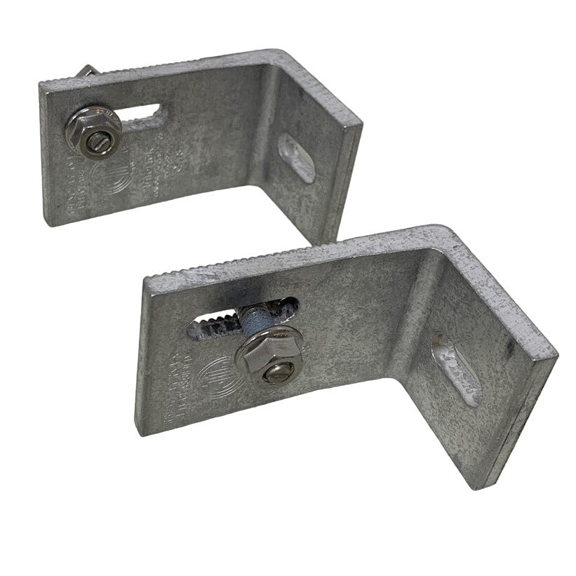 Lot of 2 New Assembled Slotted L Foot Mill 461009 Mounting Brackets