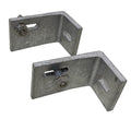 Lot of 2 New Assembled Slotted L Foot Mill 461009 Mounting Brackets