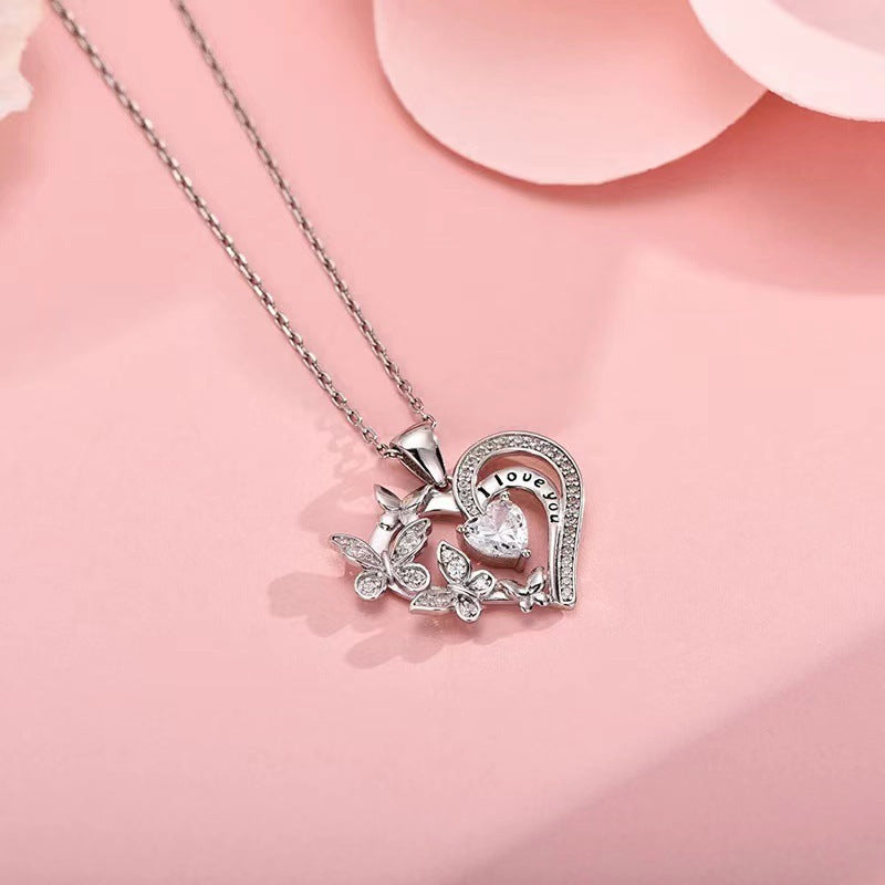 I LOVE YOU BUTTERFLY HEART