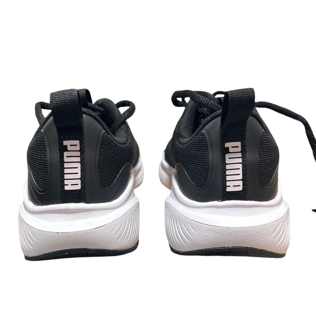 Puma Womens Size 6.5 Black White Lace Up Skyrocket Sneaker Athletic Tennis Shoes