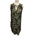 Old Navy Womens Small Lightweight Forest Leaf Camo Fern Sleeveless Sheath Dress