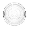 Vegware 96-Series PLA Raised Flat Lid with Straw-Slot (QTY:1000)