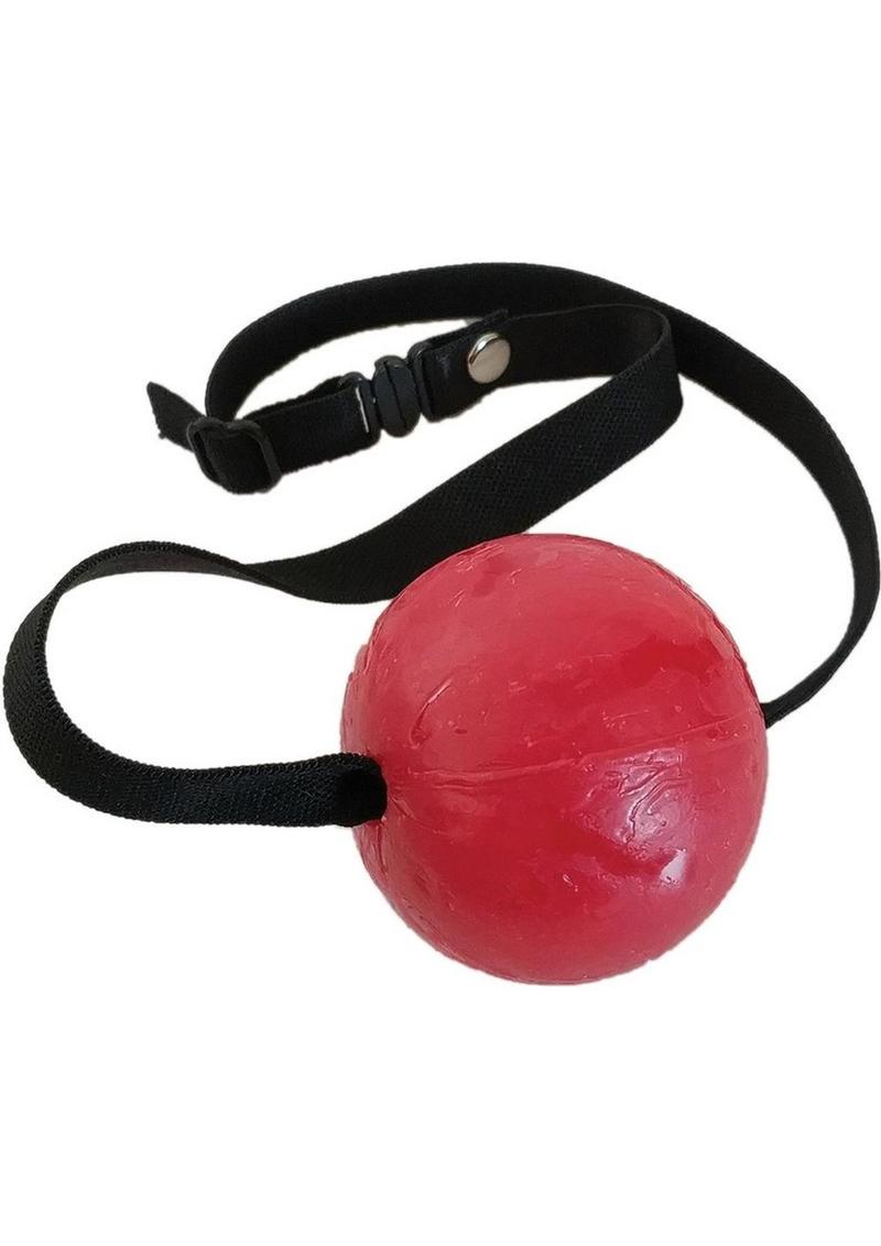 Candy Ball Gag - Strawberry