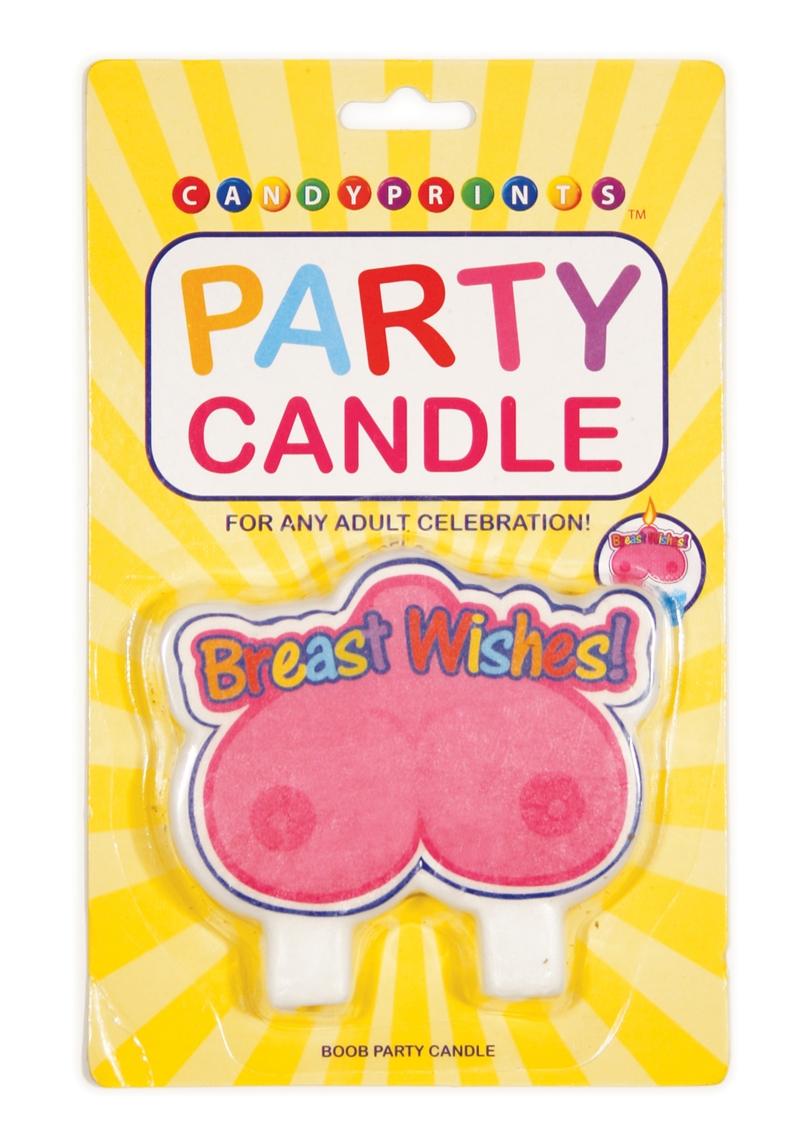 Breast Wishes! Party Candle