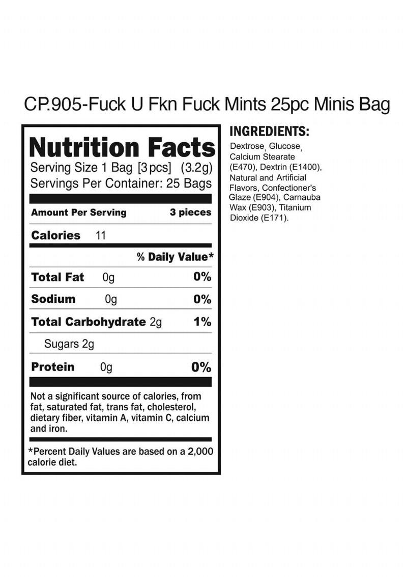 Fuck You, You Fuckin' Fuck! Mints – Funny Party Favors