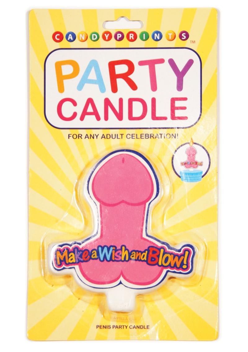 Make A Wish and Blow! Penis Party Candle
