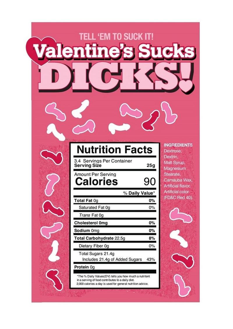 Candyprints Valentine's Suck Dicks Counter