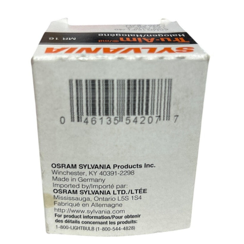 New Sylvania 54207 50MR16/FL40 (EXN) 12V Single Tru-Aim Halogen Light Bulb