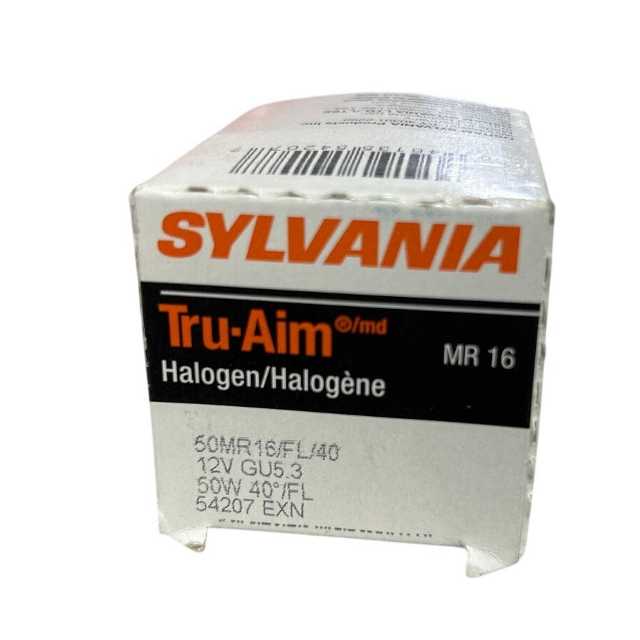 New Sylvania 54207 50MR16/FL40 (EXN) 12V Single Tru-Aim Halogen Light Bulb