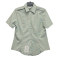 DSCP Womens Size 12 Regular PolyCotton Short Sleeve Button Up Tuck In Shirt