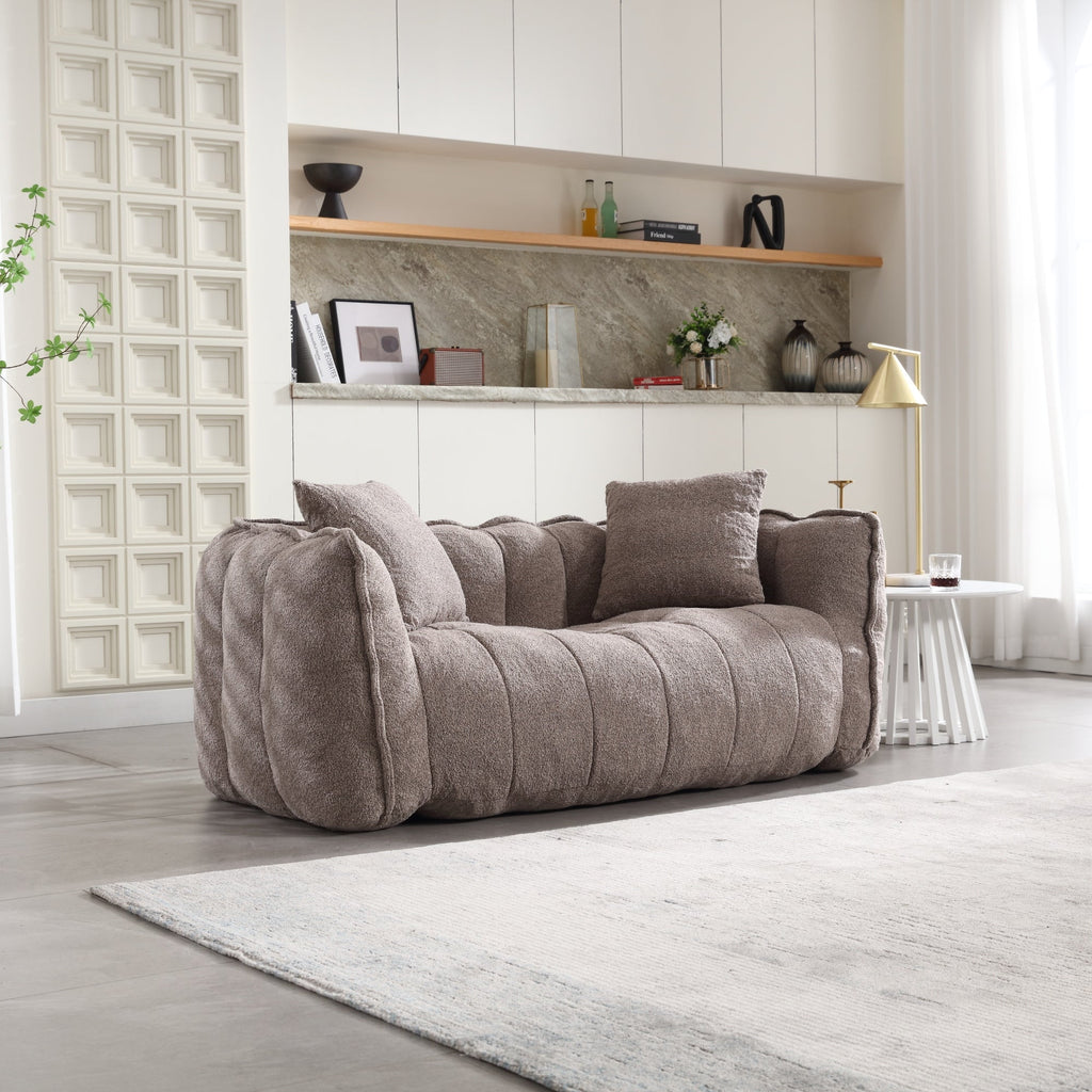 Cozy Beanbag Chair with High Resilience Foam Core