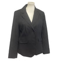 Attention Womens Size 12 Long Sleeve Button Up Lined Faux Pockets Career Jacket