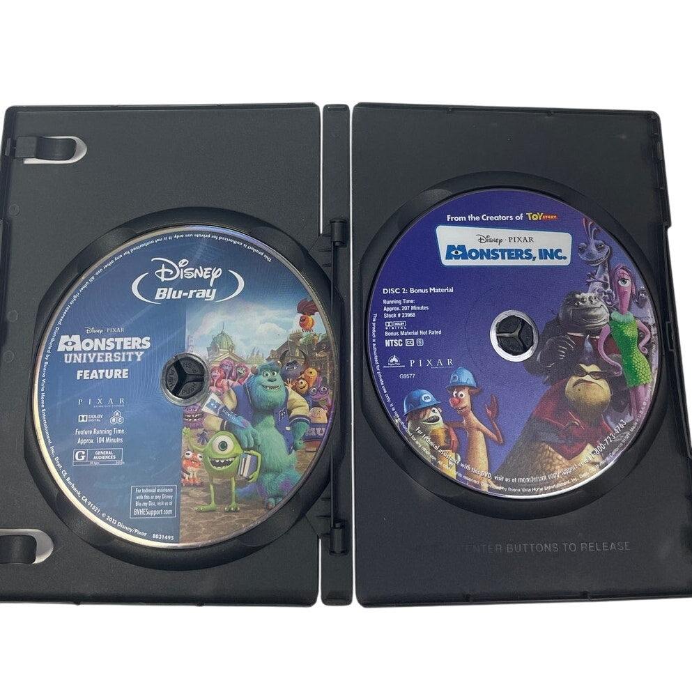 2013 Disney Pixar Monsters Inc Collector's Edition 2-Disc DVD Good Condition