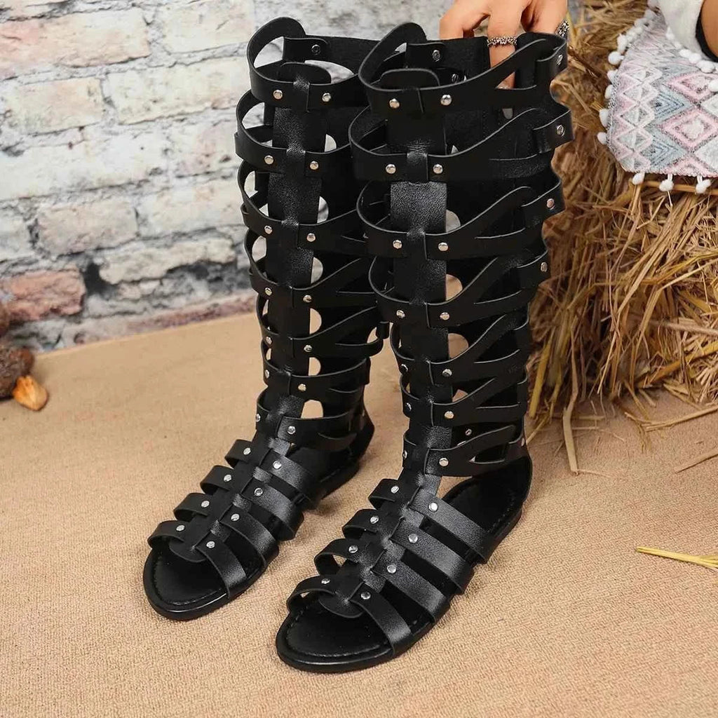 Stylish Open Toe : Lace-Up Sandals