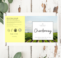Chardonnay Scented Artisian Bar of Soap with Shea Butter, Mango Butter and Coco Butter Blend