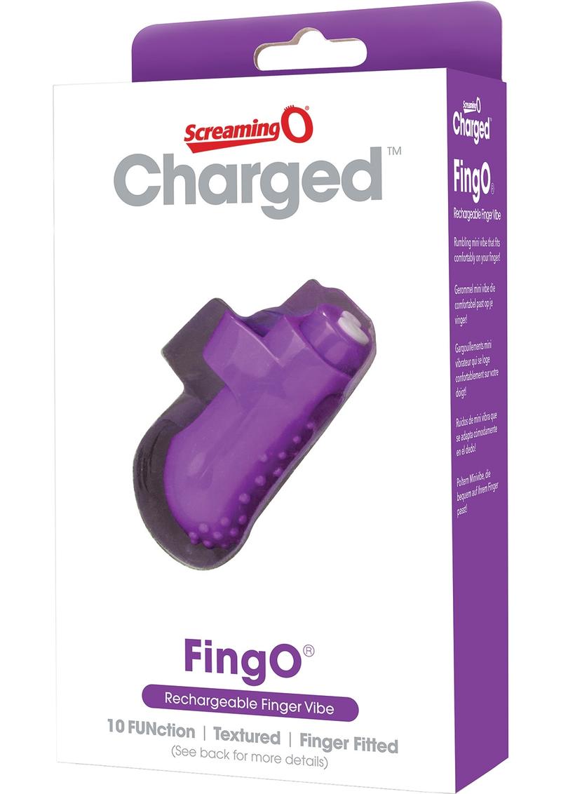 Charged Fing O Rechargeable Finger Mini Vibrator Waterproof