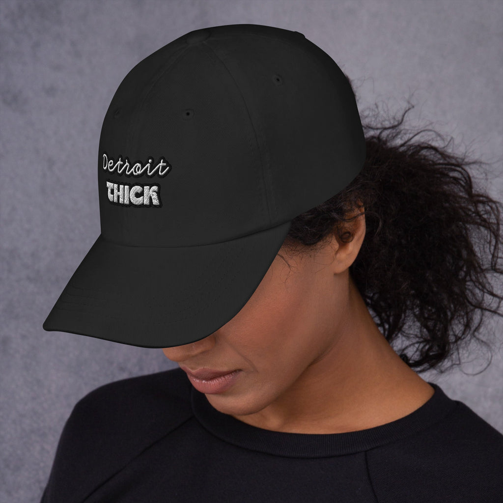 Detroit THICK | embroidered bad hair day mom hat