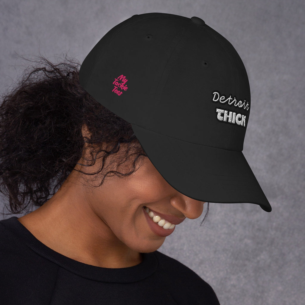 Detroit THICK | embroidered bad hair day mom hat