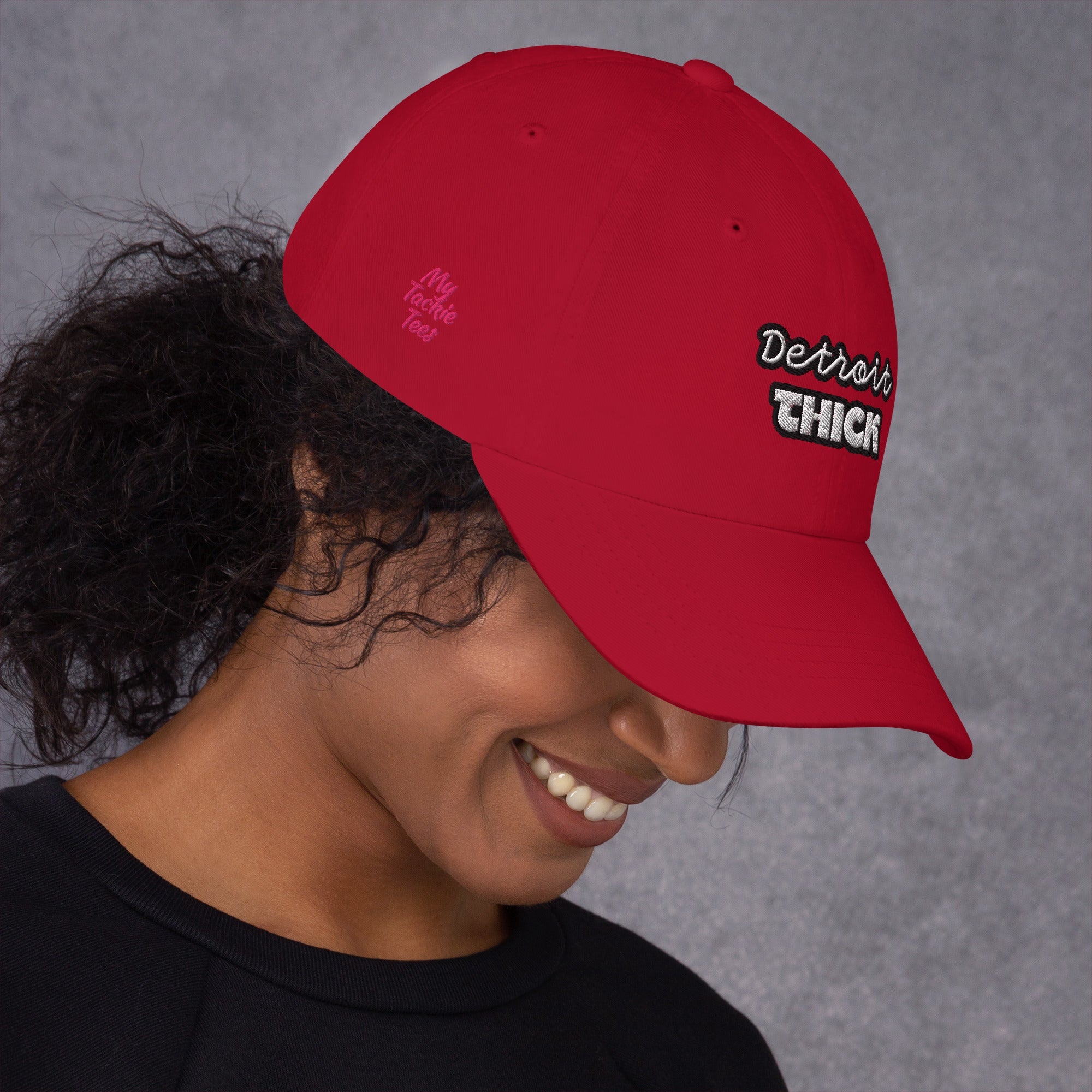 Detroit THICK | embroidered bad hair day mom hat