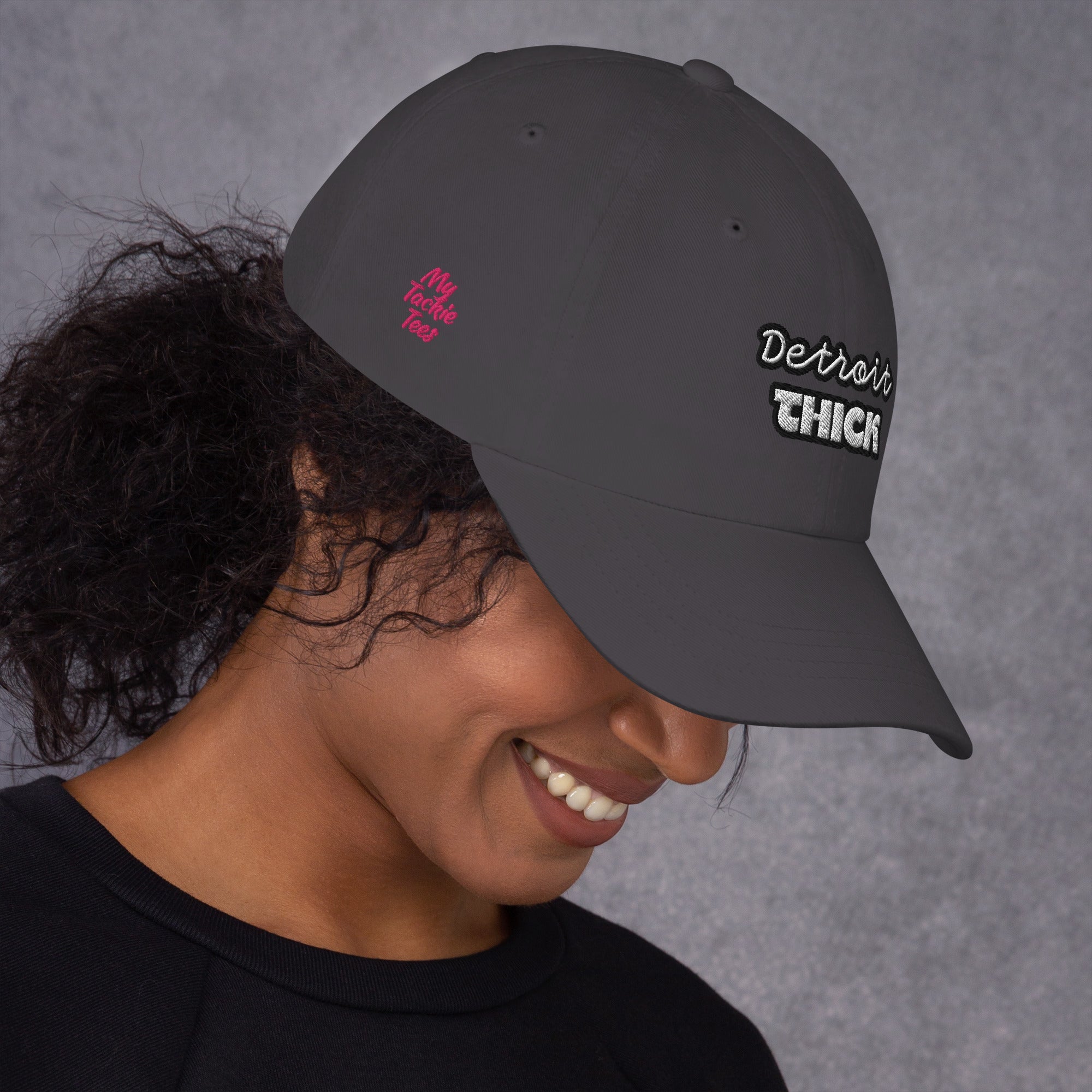 Detroit THICK | embroidered bad hair day mom hat