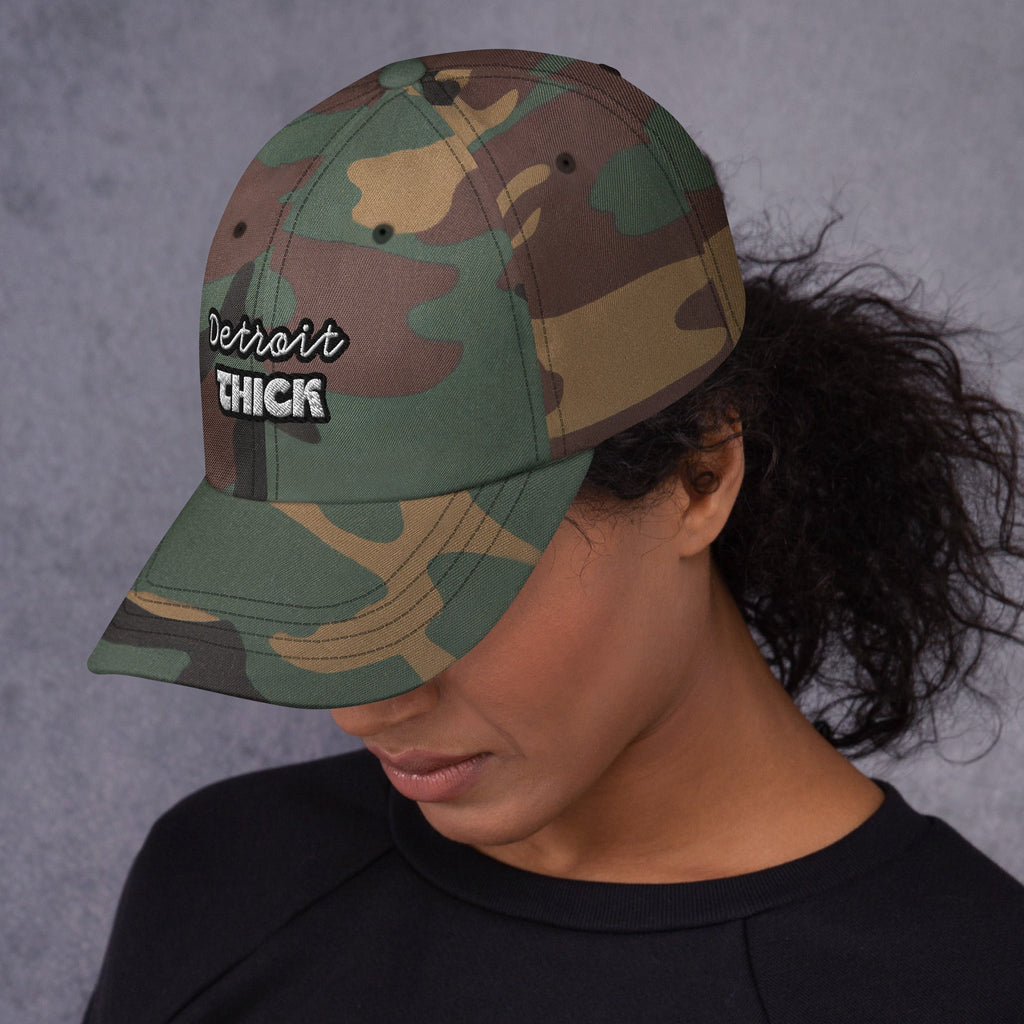 Detroit THICK | embroidered bad hair day mom hat