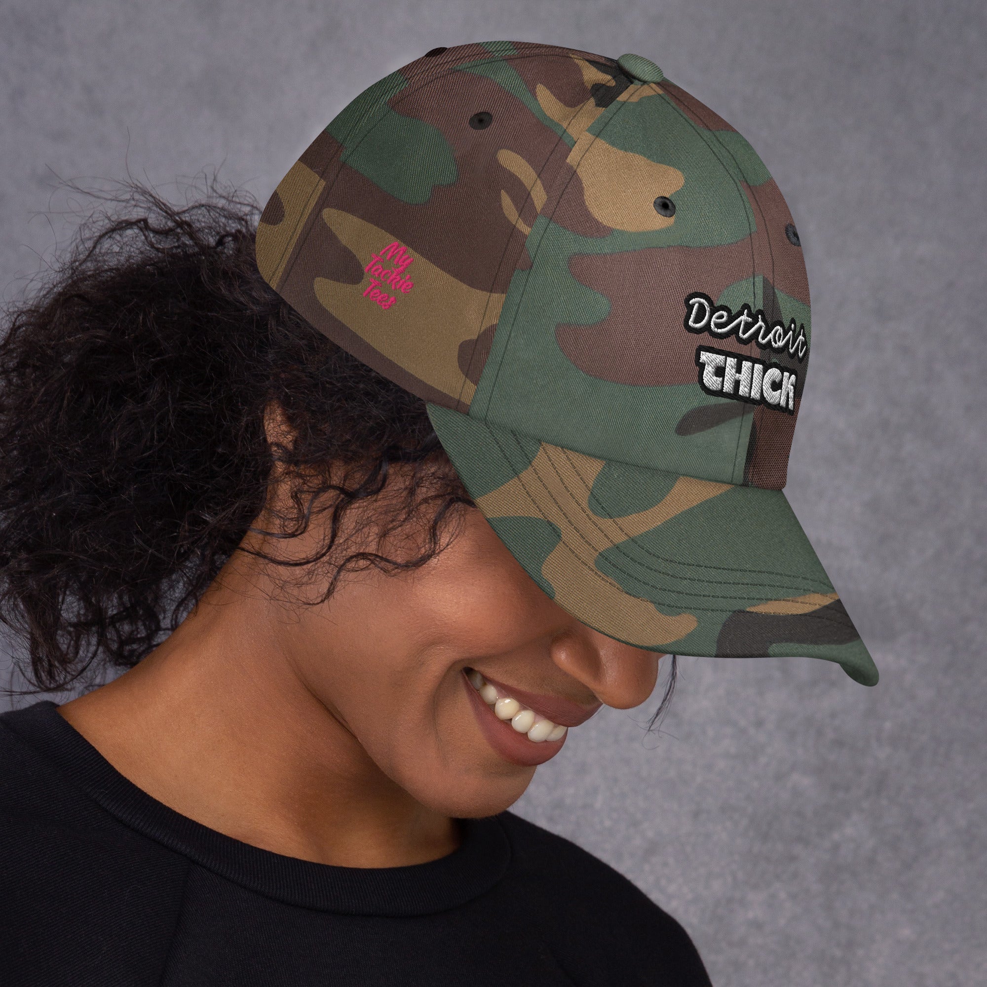 Detroit THICK | embroidered bad hair day mom hat
