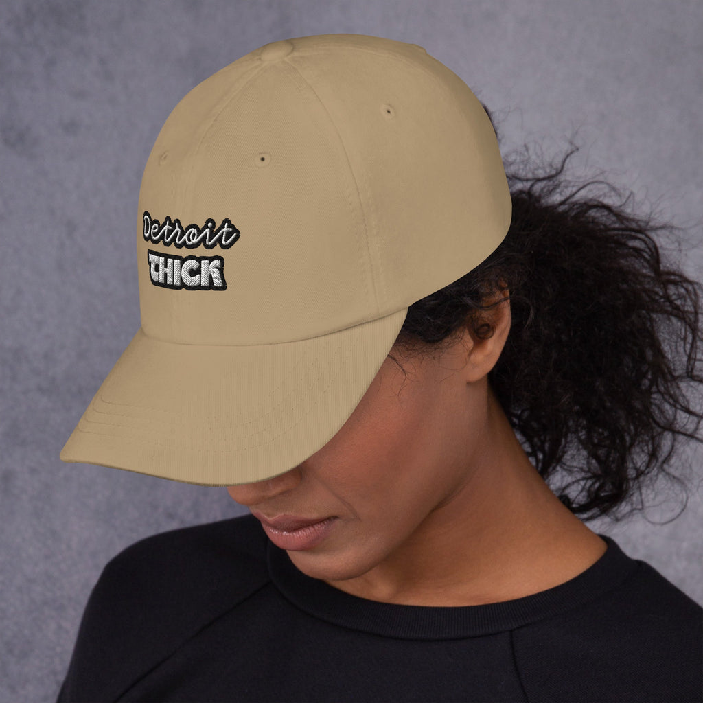 Detroit THICK | embroidered bad hair day mom hat