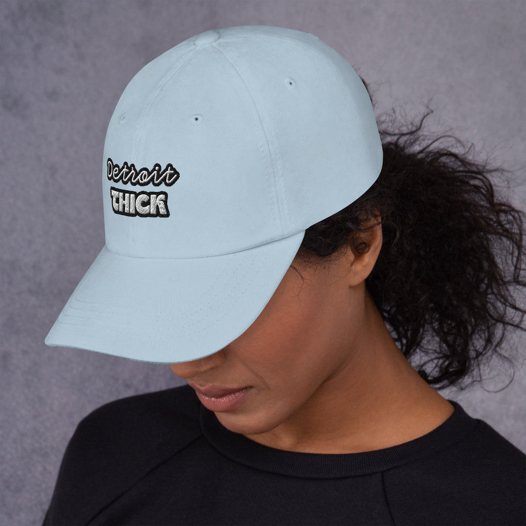 Detroit THICK | embroidered bad hair day mom hat