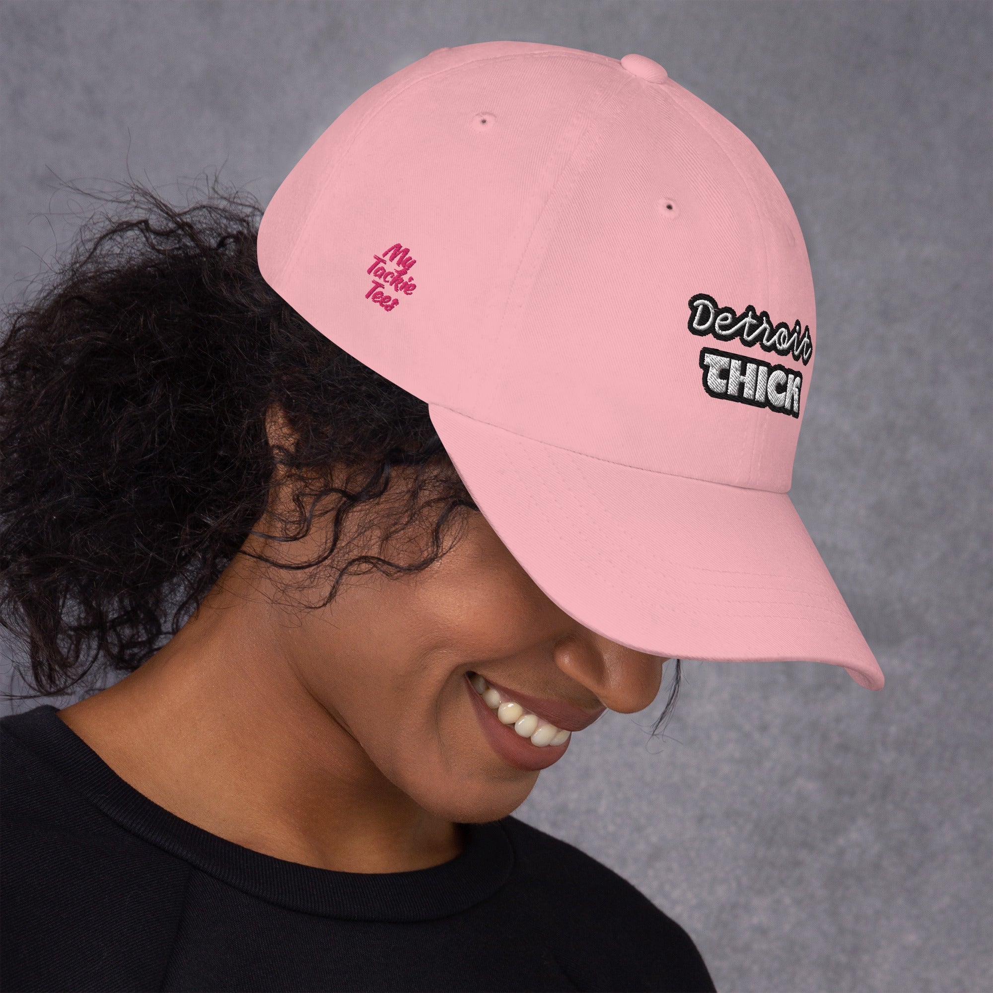 Detroit THICK | embroidered bad hair day mom hat