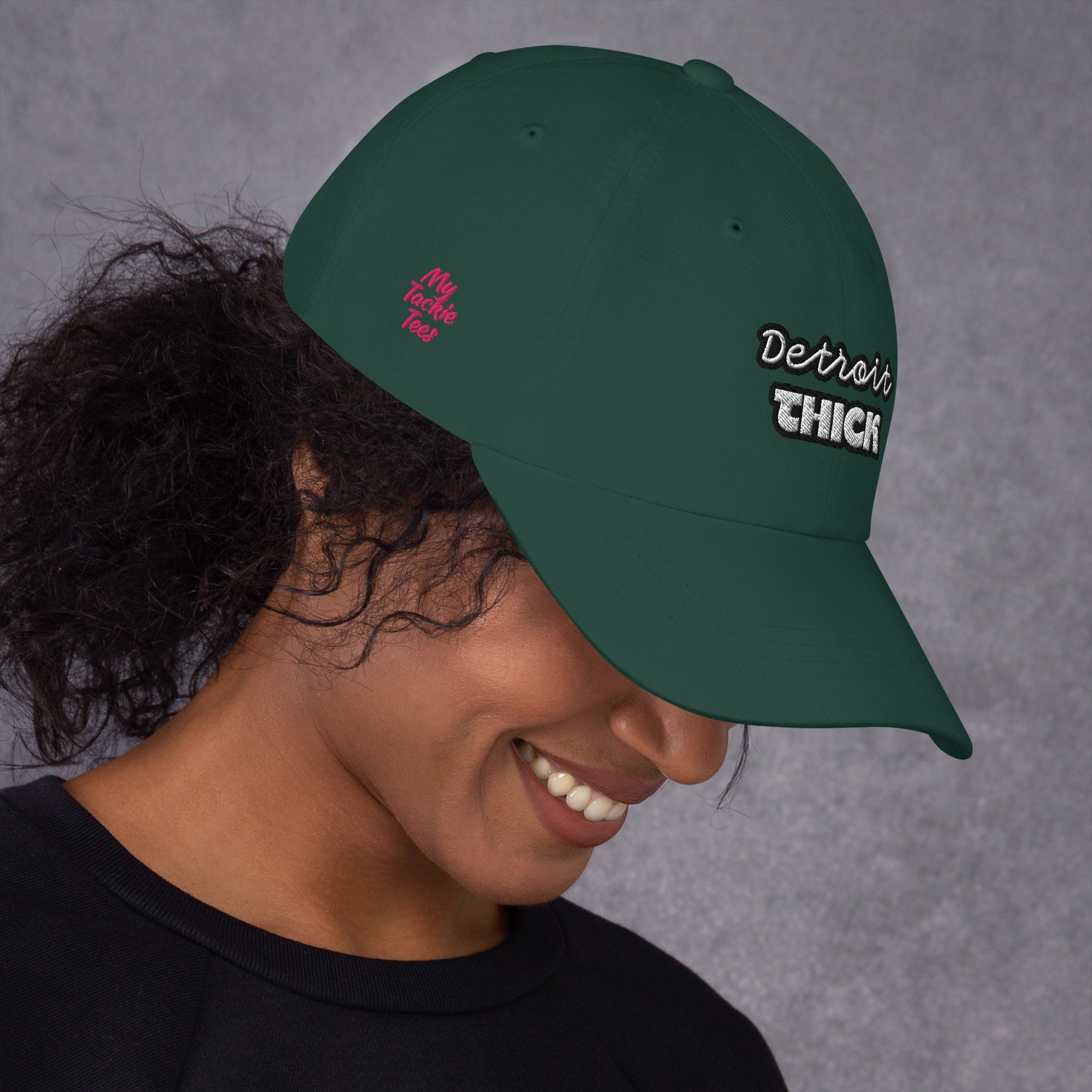 Detroit THICK | embroidered bad hair day mom hat