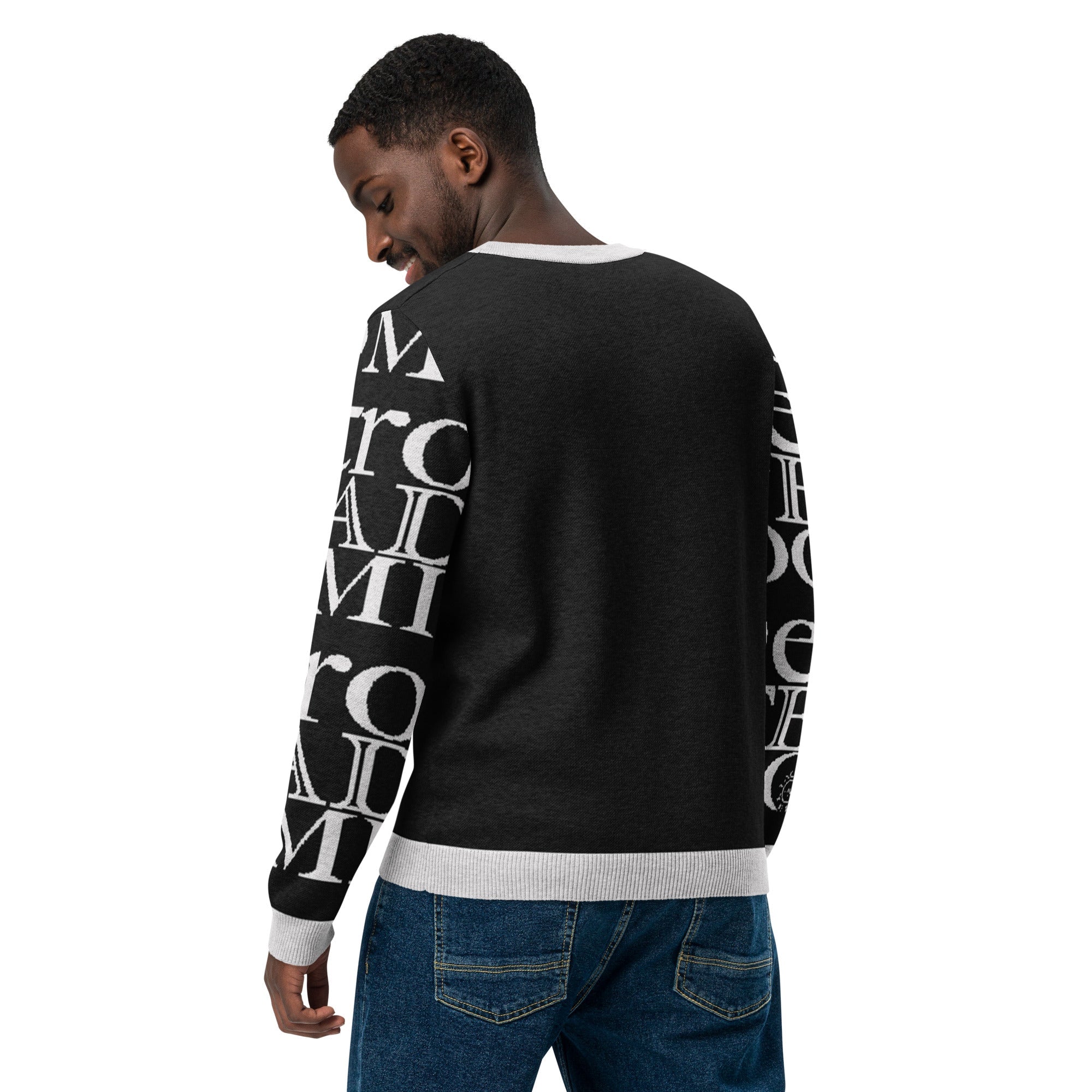 Detroit Steady Boomin Crew Neck Sweater | Premium Knitted Detroit Apparel