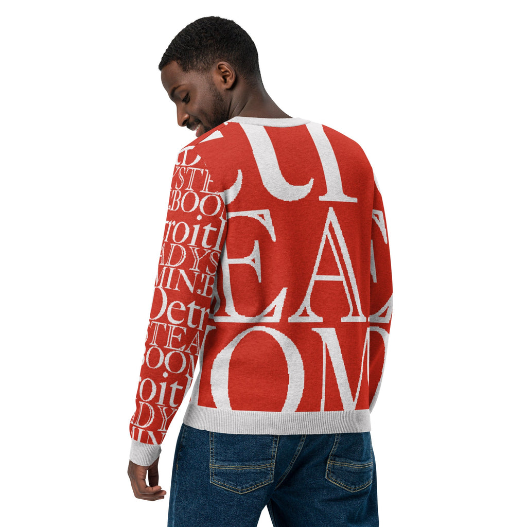 Detroit Red Wings Crew Neck Sweater | Knitted Detroit Steady Boomin Apparel