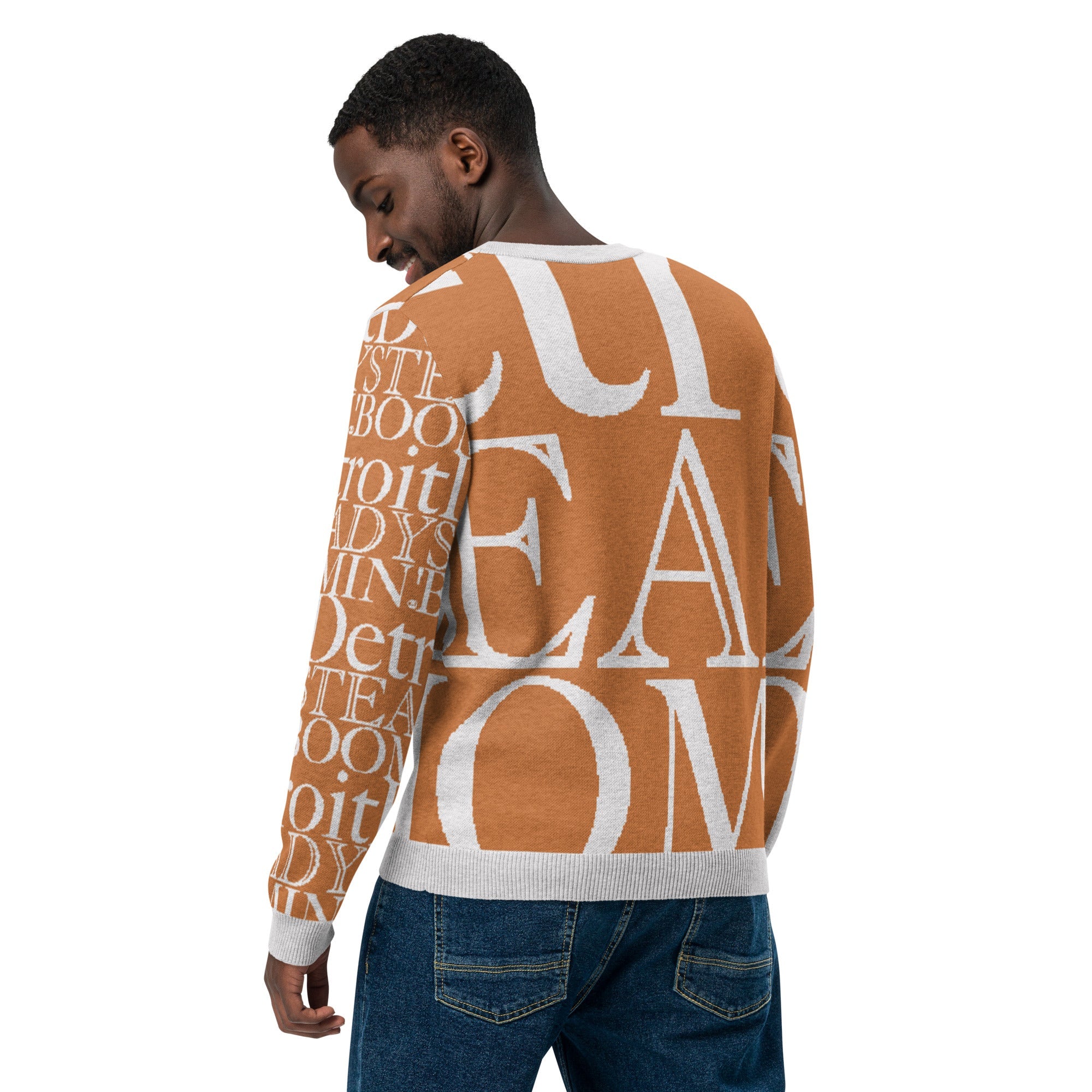 Detroit Steady Boomin Crew Neck Sweater | Warm Knitted Detroit Streetwear