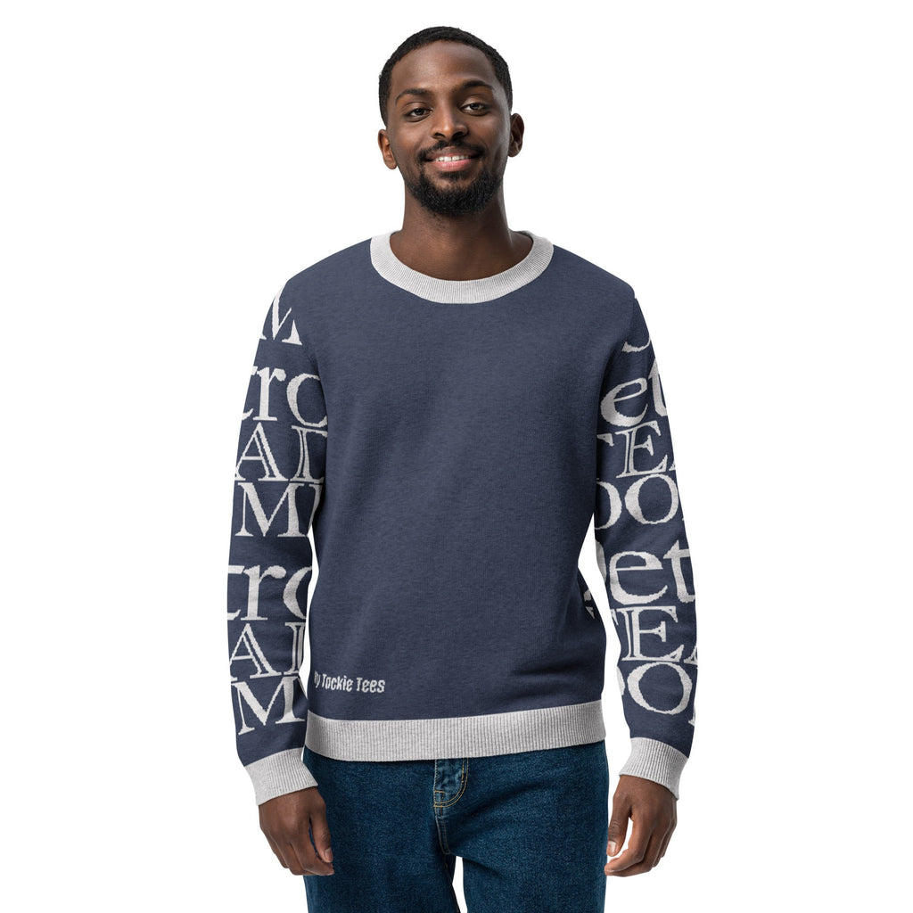 Detroit Steady Boomin Crew Neck Sweater | Luxury Knitted Detroit Apparel