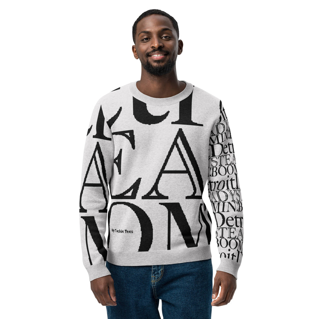 Detroit Steady Boomin Crew Neck Sweater | Smooth Knitted Detroit Streetwear